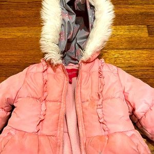London Fog Infant Girls Winter Snow Jacket Coat, Size 2t Pink